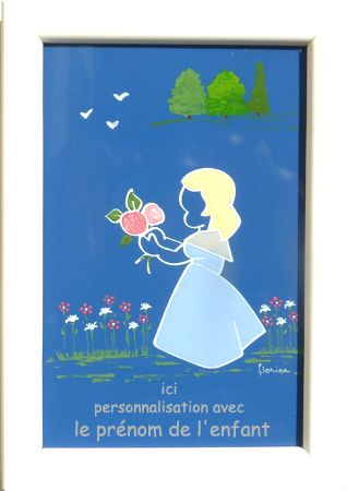 saint céramique encadrée N°024