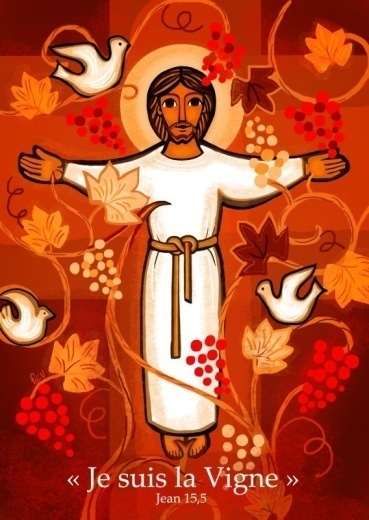 Icone du Christ - Je suis la Vigne