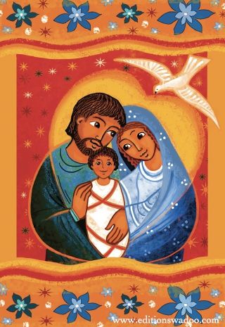 Magnet Sainte Famille et Saint Esprit