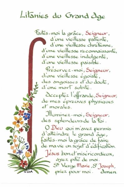 Litanies du grand age