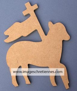 Agneau Pascal en bois