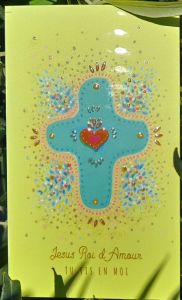 Image de communion en vernis selectif