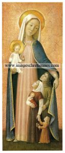 Marie protectrice de la famille 63 cm / 26 cm