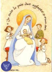 Marie et premiers communiants