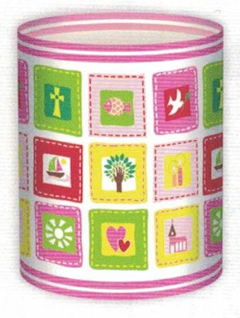 Lanterne multimotifs rose