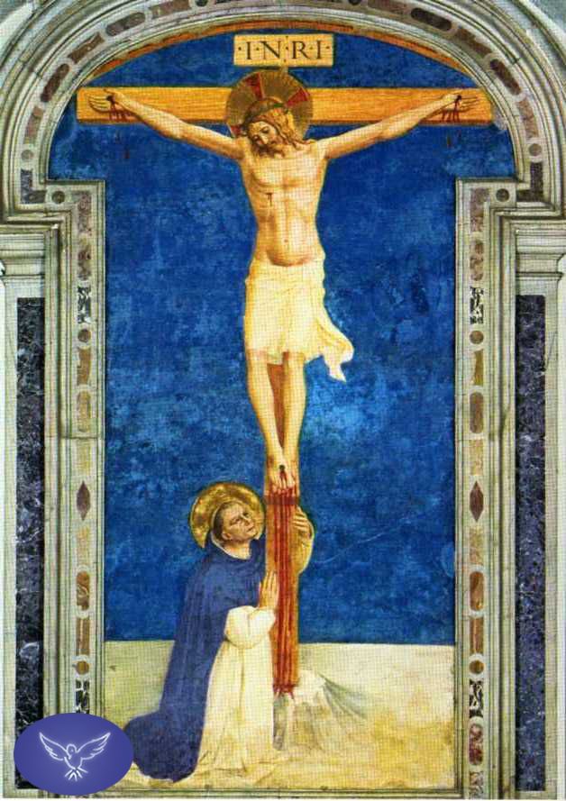 Saint Dominique au pied de la Croix