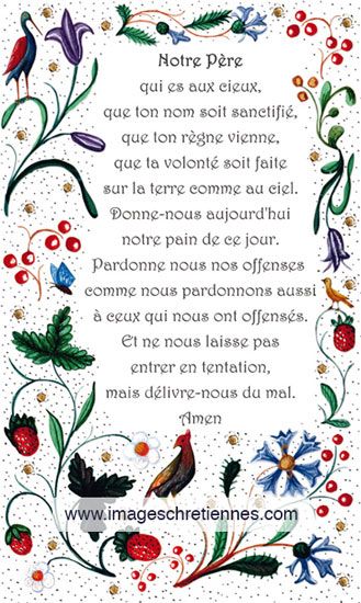 Image Prière du Notre Père
