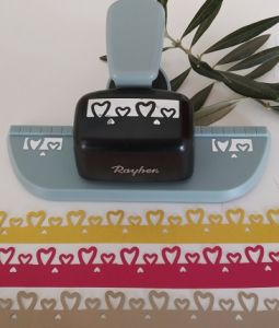 Perforatrice de bordure – coeurs motif de 1 cm