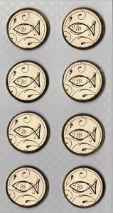 Stickers Communion N°U3 ichtus