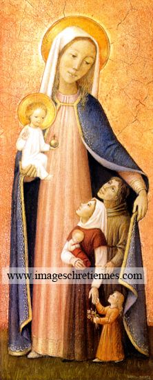 Marie protectrice de la famille 29 cm