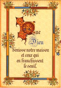Bénédiction de la maison