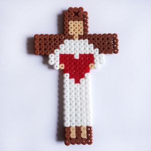 Kit croix et perles à repasser