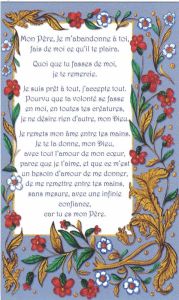 Image Prière de Charles de Foucauld