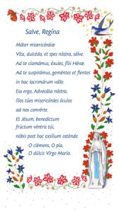 Image Prière « Salve Regina »