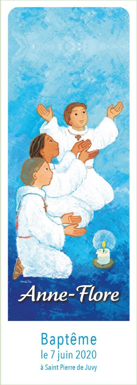 16 Signets de baptême / communion / profession de foi  personnalisés
