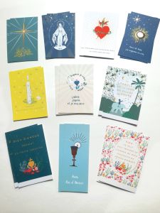 Lot d’images de profession de foi – illustrations de l’atelier d’avril