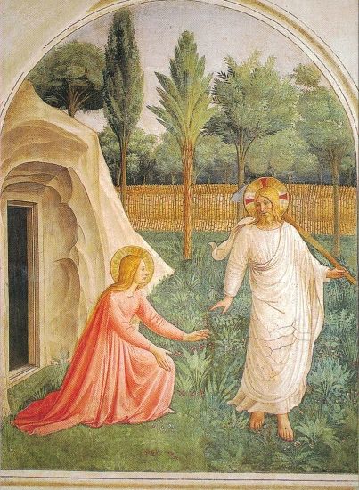 Carte Jésus Et Marie Madeleine : Noli me tangere