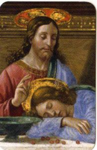 Image de Jésus et Saint Jean + Actes de Foi, espérance et charité