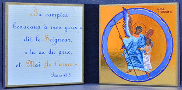 Diptyque or l’Ange Gardien bleu