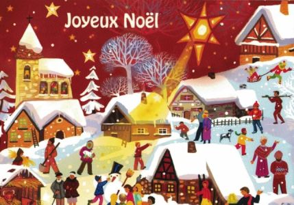 Carte de vœux chrétienne : les rois mages