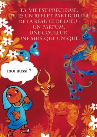 Carte à message de Moinette : Tu es unique