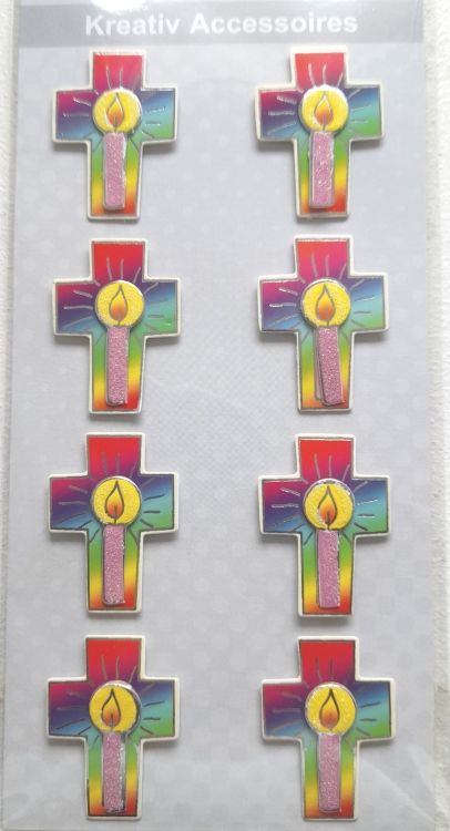 Stickers croix couleurs