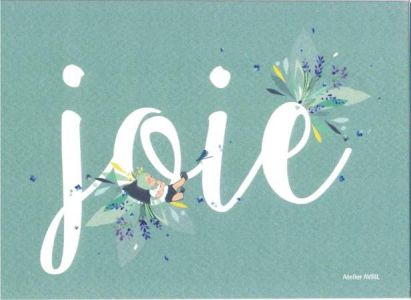 Carte de félicitations : Joie !