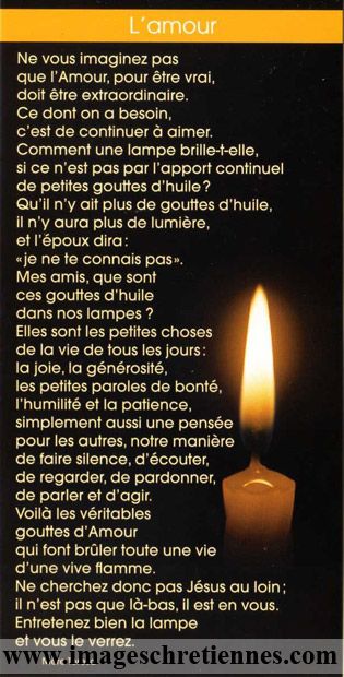 L'amour (Mère Teresa)