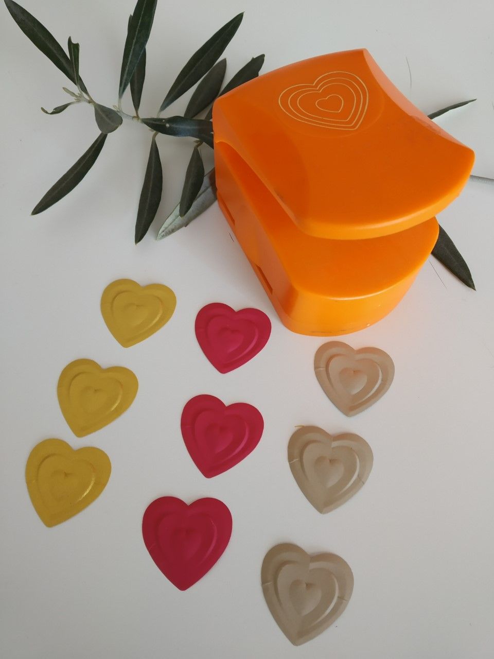 Perforatrice embossing fantaisie motif coeur 3.1 cm