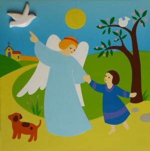 Ange avec enfant