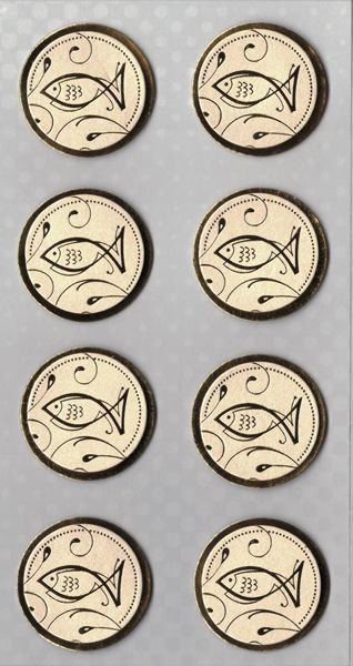 Stickers Communion N°U3 ichtus