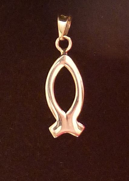 Ichtus cou en argent