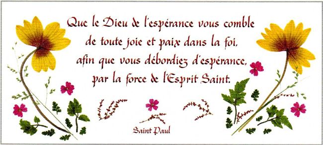 Carte de bénédiction