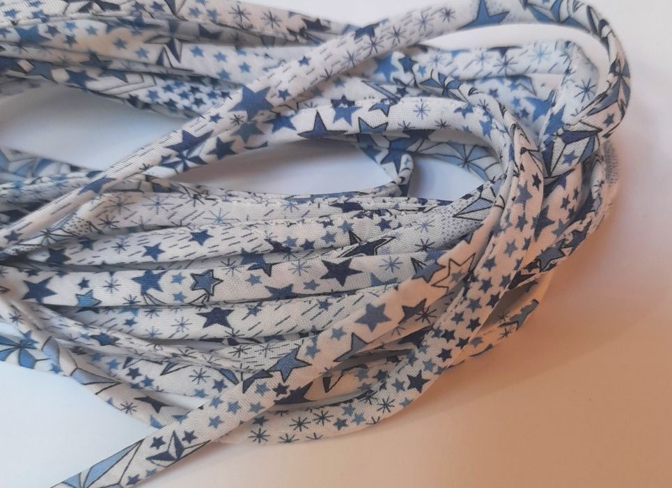 Cordon liberty bleu par 30 cm