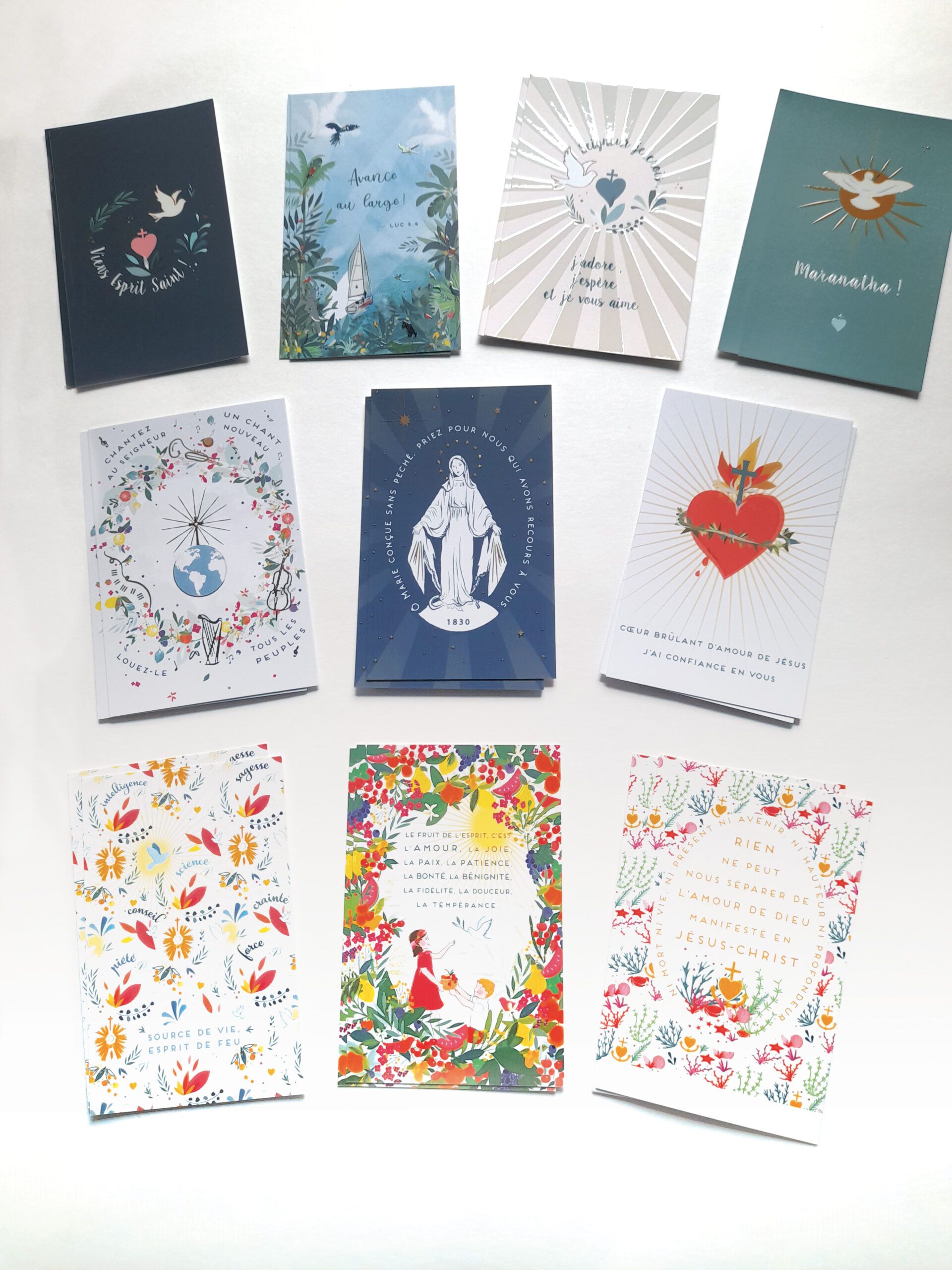 Lot d'images de confirmation - illustrations de l'atelier d'avril