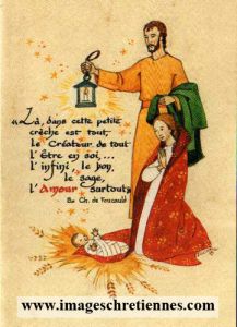 Carte de voeux Sainte Famille