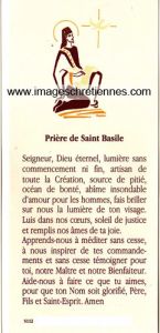 Prière de St Basile