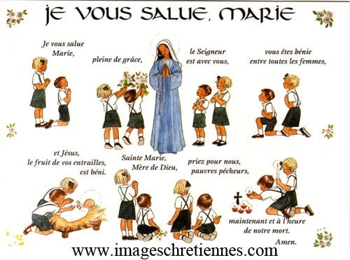 Prière du Je vous Salue Marie