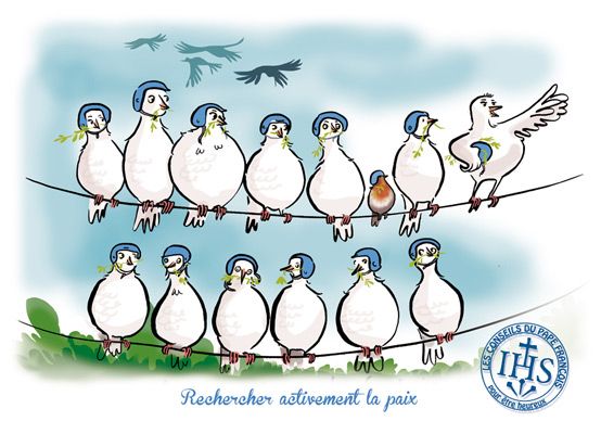 Carte conseil du pape François pour être heureux 3