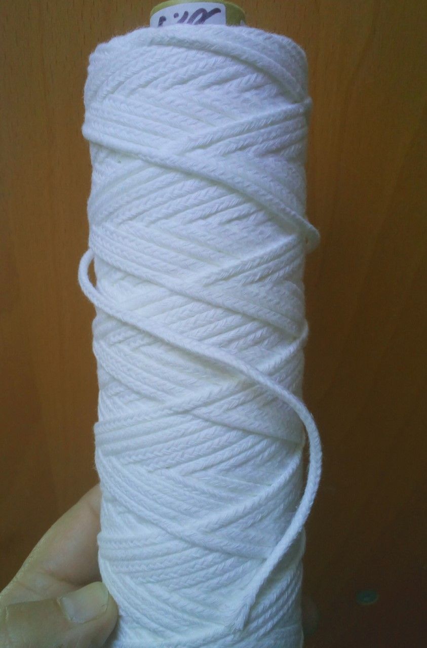 Un mètre de mèche pour bougie de 5 à 6 cm de diametre