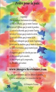 Prière de Saint François