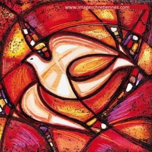 Magnet : Colombe du Saint Esprit, feu d’amour