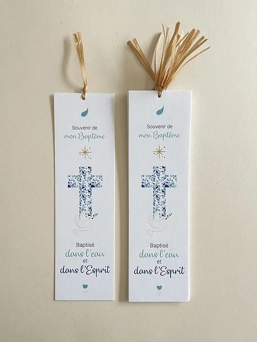 Signet de baptême 2 ex