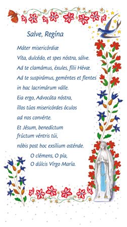 Image Prière "Salve Regina" - 50 exemplaires