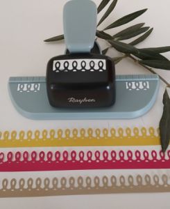 Perforatrice de bordure – spirales motif de 1 cm
