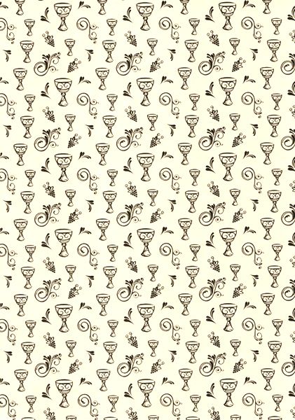 Papier cartonné calice dorés