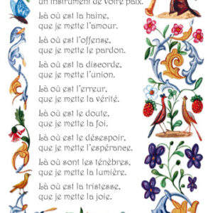 Image Prière de Saint François - 50 exemplaires