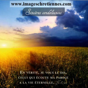 Sincères Condoléances