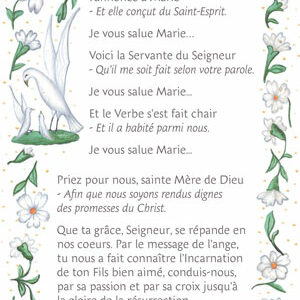 Image Prière de l'Angélus - 50 exemplaires