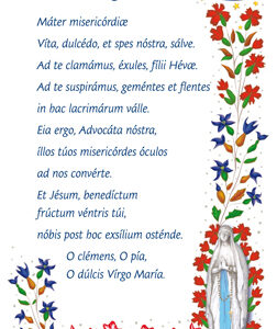 Image Prière "Salve Regina" - 50 exemplaires